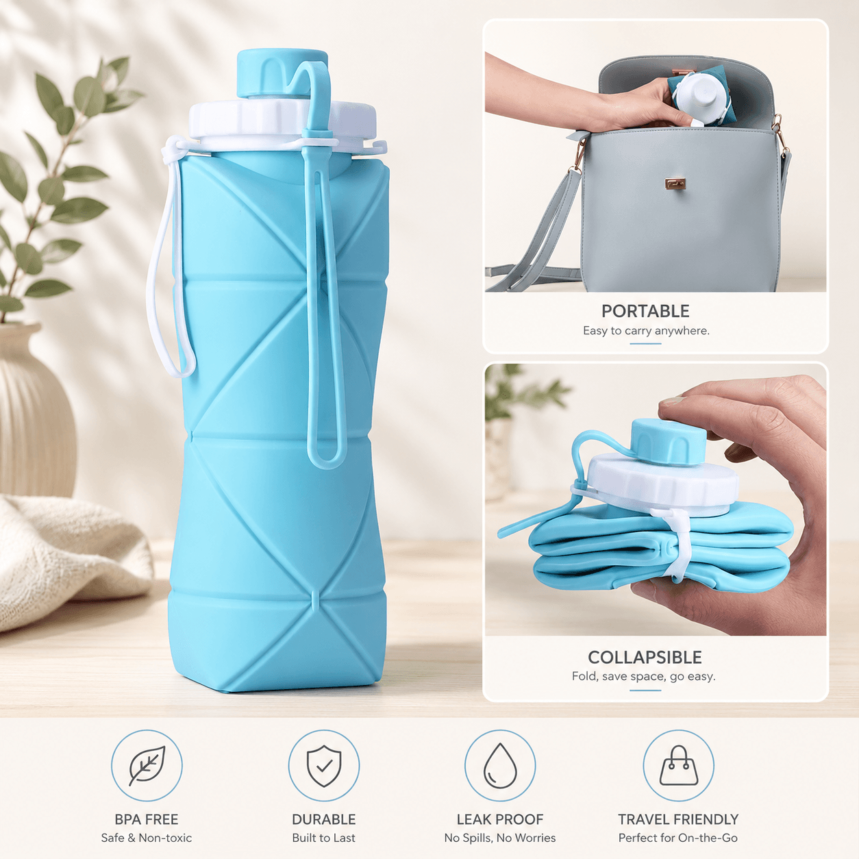 FOLDABLE WATER BOTTLE